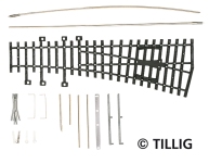 TILLIG 82431 - H0 Bausatz einfache Weiche rechts 15°